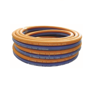 Kaksoisletku happi / nestekaasu 6,3 mm